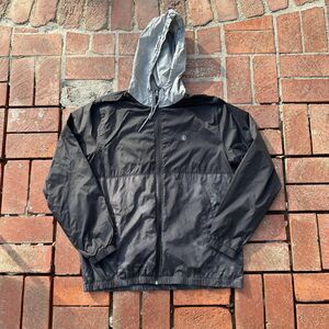 Volcom - Half Zip Windbreaker Black - Size L - Pre-Owned